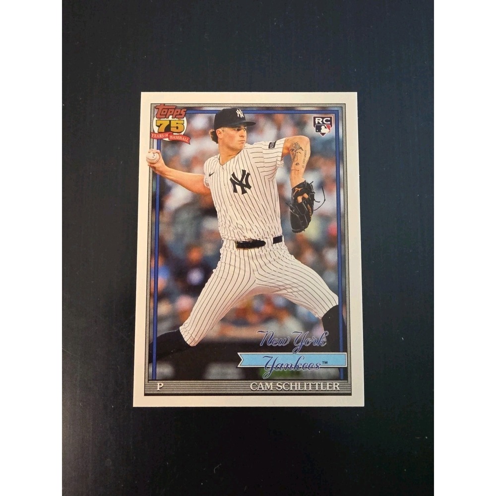 2026 Topps Series 1 - 1991 Topps Baseball Cam Schlittler #T91-86 (RC)